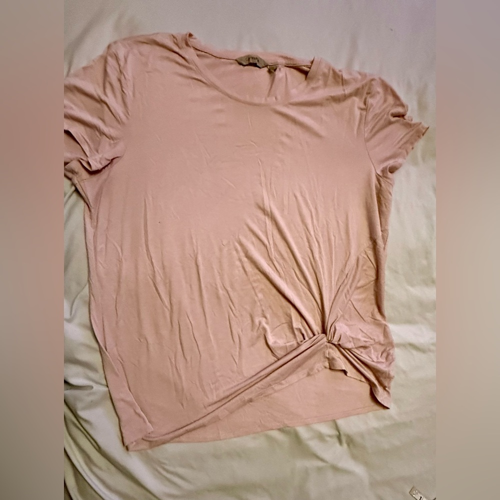 Athleta Blush Pink Knotted Tee